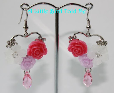 Pink Trinetta Earrings ER129