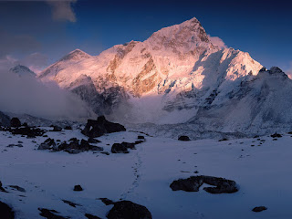 photos of Mount Nuptse Himalaya Mountains Nepal pictures
