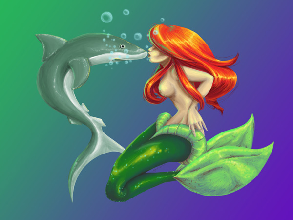 The Little Mermaid inspired digital painting. First thing is first, ... The Little Mermaid inspired digital painting. First thing is first, ...
