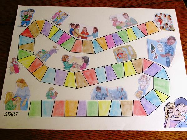 The Children Sing: Choose and Review - “Count the Words” Board Game