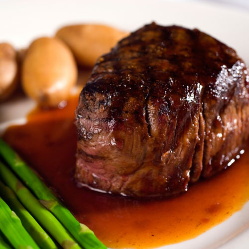 filet mignon with Lyonnais