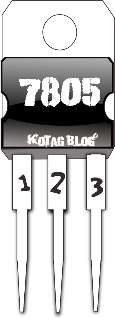 Hidup Untuk Ibadah Ibadah Untuk Hidup Cara Menurunkan Tegangan 12 Volt Menjadi 5 Volt Dengan Ic 7805