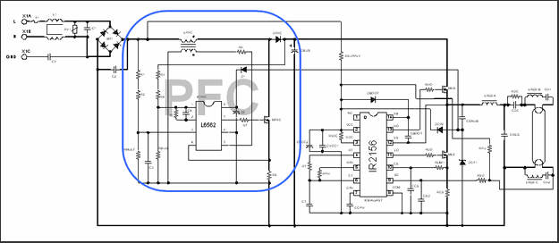 IR2156 Electronic Ballast for CFL (Compact Fluorescent Lamp) - Electronic Circui