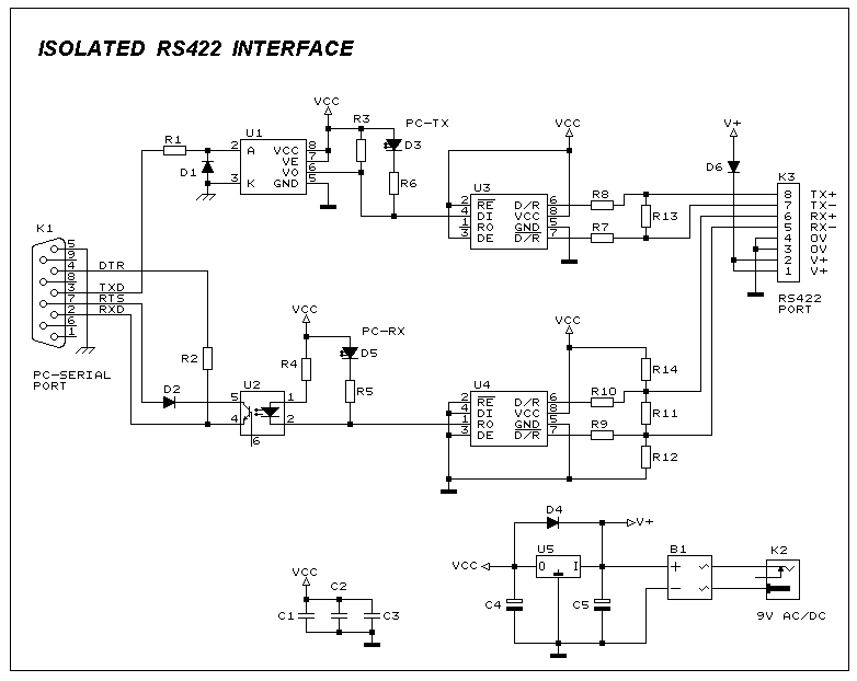 ELEKTRONİK ENTEGRE VE PIK (PIC): RS 422 cat five cable wiring 
