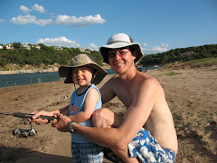 Cade & Daddy fishing