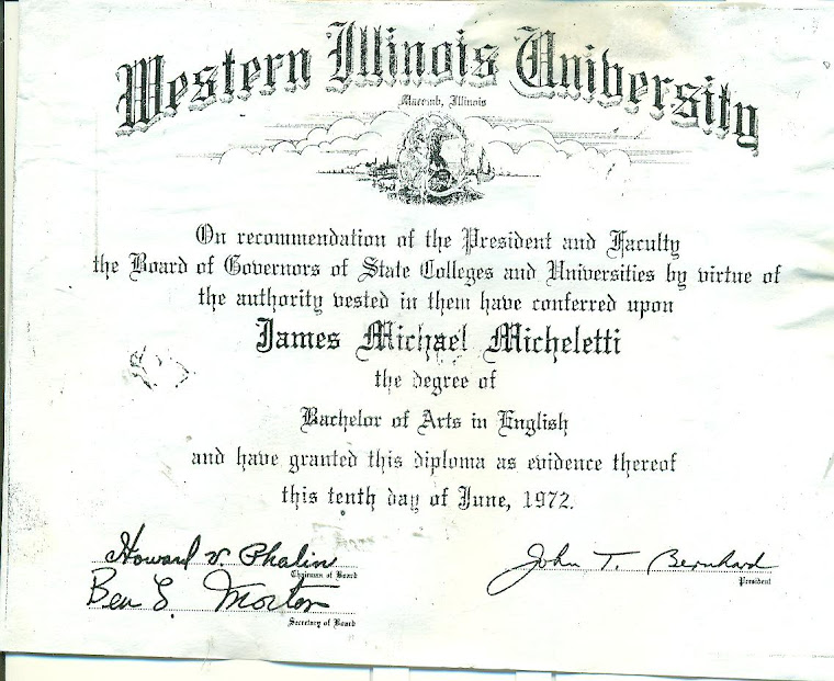 B.A. Degree from Western Illinois Universisty 1972
