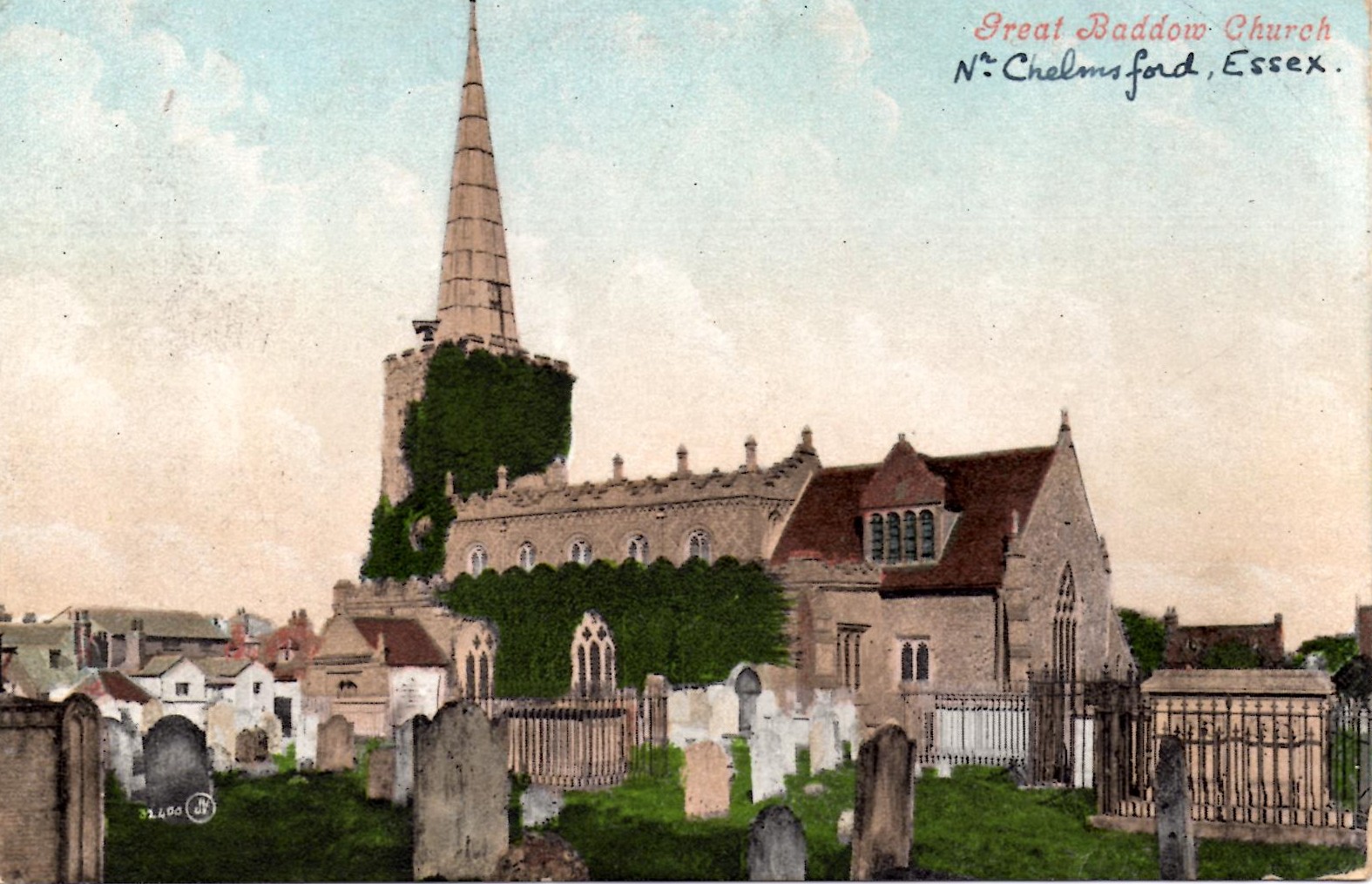 Blackmore Area Local History Postcard Collection Great Baddow