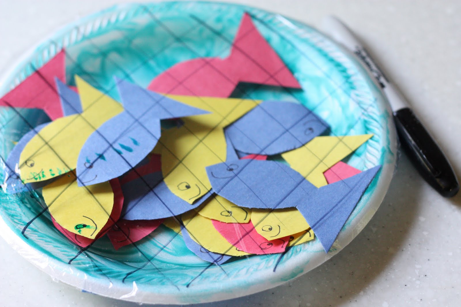 Big Catch Stick Fish On Net Sunday School Crafts Bibl vrogue.co