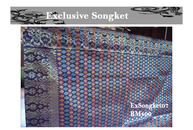 RM400 (ExSongket07) Exclusive Songket -2 1/4m - NEED TO CHECK STOCK