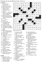 The New York Times Crossword in Gothic: April 2009