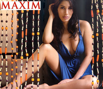 Sophie Chaudhary Sizzles In Bikini For Maxim August'09 