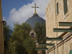 Dome of the church of the holy sepulchre in "old Jerusalem city"