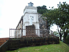 St Paul's Church Ruins in Melaka situated on "St Pauls hill"