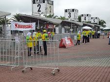 Main Entry Gate to "Sepang Moto Gp Stadium" in Kuala Lumpur.
