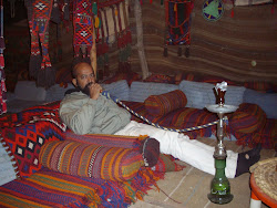 The "Seesha" at Bedouin Tent in New  Morgan Hotel complex in Sinai.