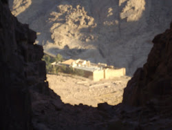 Picturesque St Catherine Monastry as photographed while descending "Mt Sinai(Tuesday 28-10-2008)