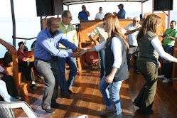 Dancing on the "Galilean boat" in the sea of Galilee(Sunday 2-11-2008)
