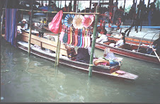 "Bangkok's Floating Market" The venice of the east.