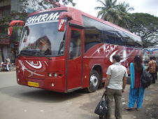 The plush and excellent volvo airconditioned bus "Suraj".
