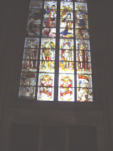 "Stained Glass" inside the "Cologne Cathedral".(Saturday 22-5-2010)