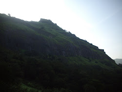 Descending Rajmachi.(Sunday 19-9-2010).