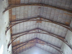 "Barrel shaped roof" of Chapel in Baseein Fort.