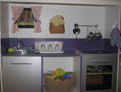 Entertainment Center Turned Play Kitchen