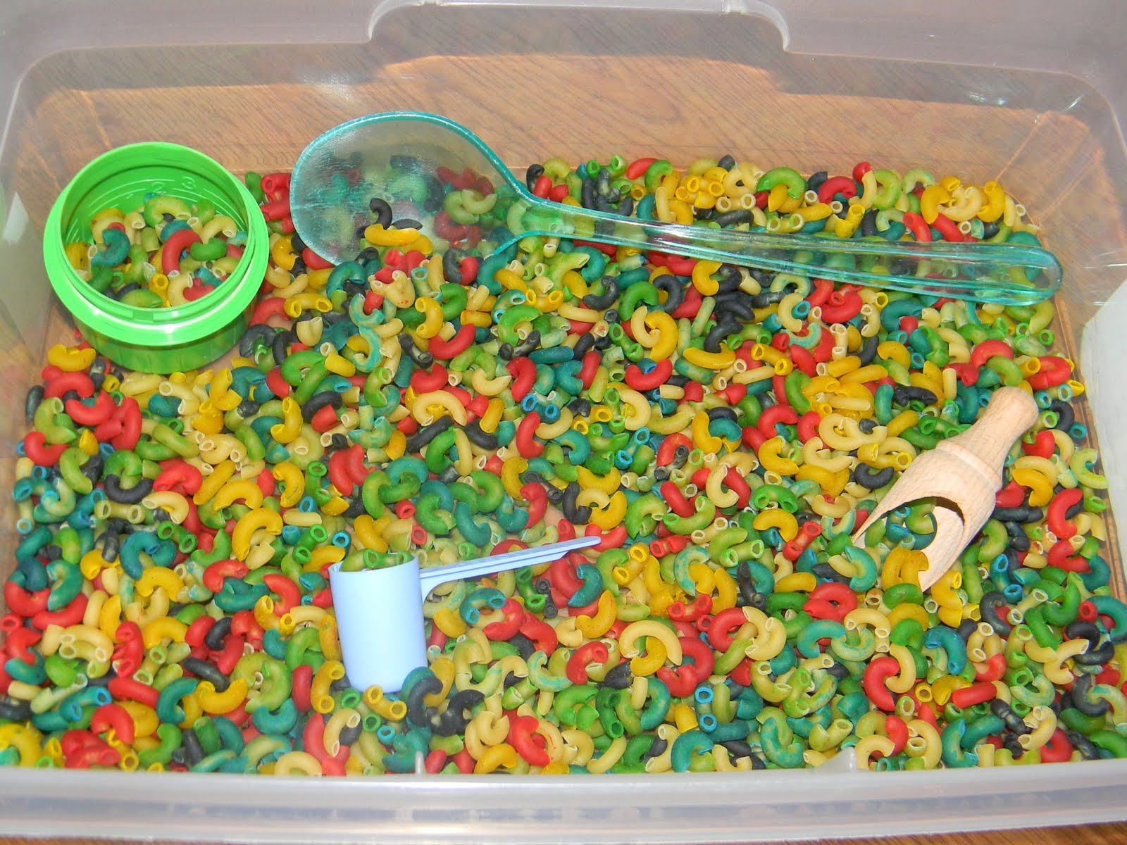 JADA ROO AND HER BROTHER TOO March Sensory Bin(s) and Play Dough