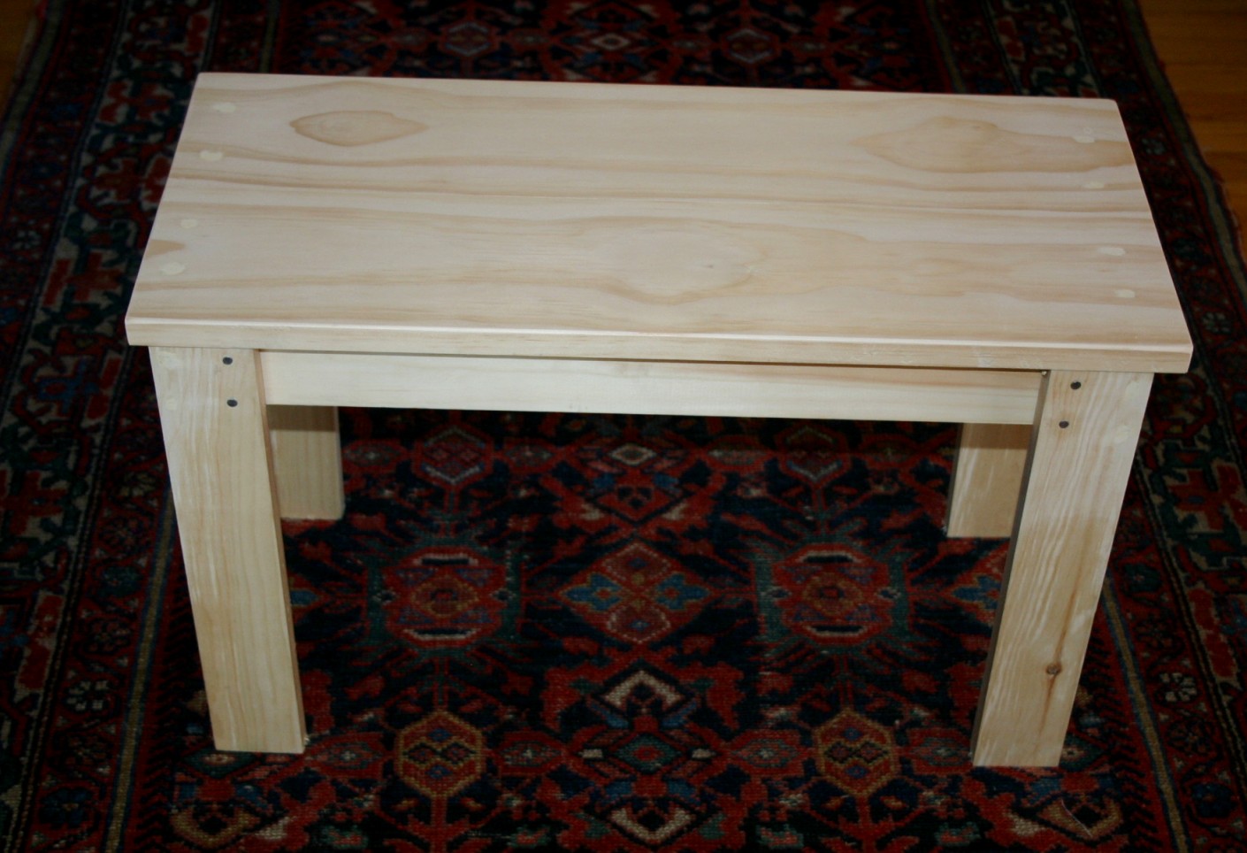 Always creating something at Home Piano bench for Savannah