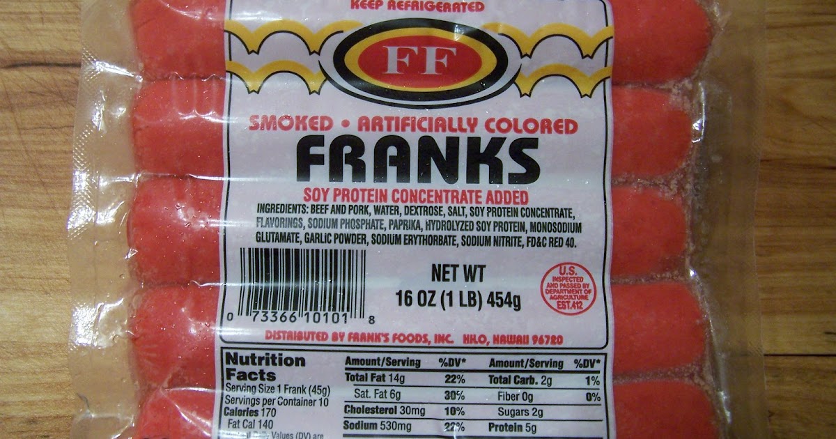 Kitchen Forager Franks Foods Franks (The Red Hot Dog)