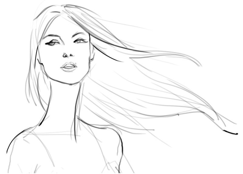 Fashion Face Drawing