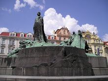 Prague - statue in the city center