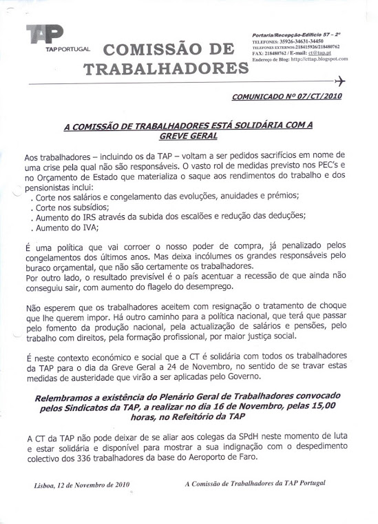 Comunicado 07/2010