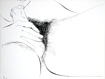 dessin erotique fellation