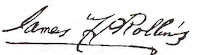 James Henry Rollins signature