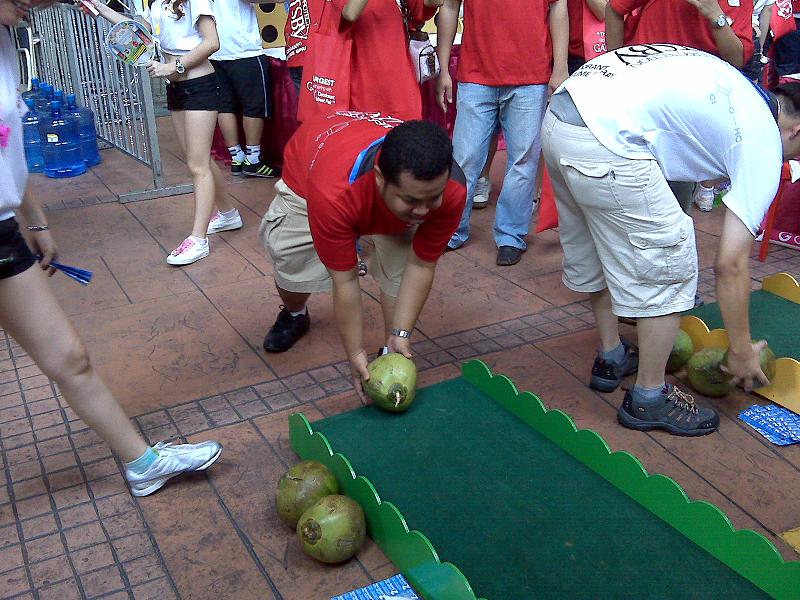 coconut bowling