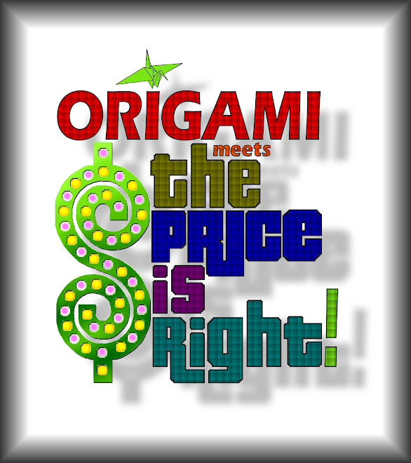 origami meets the price is right