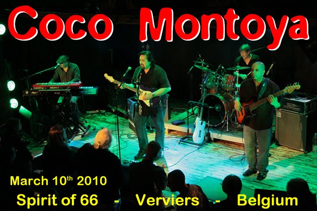 Coco Montoya (15/03/10) at the "Spirit of 66" in Verviers, Belgium.