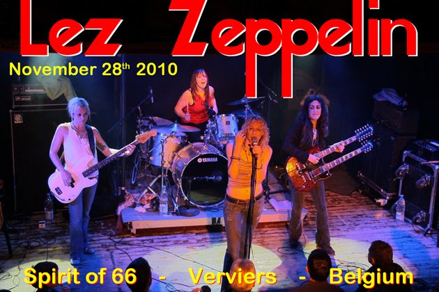 Lez Zeppelin (28nov10) at the "Spirit of 66", Verviers, Belgium.