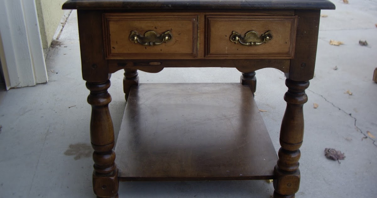 A Brush of Whimsy Cottage Bedside Table