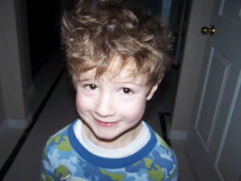Isaac and his crazy hairdos