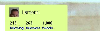 1000 tweets