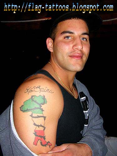 Italian Flag Tattoo Pictures. Posted by stars at 10:41 PM