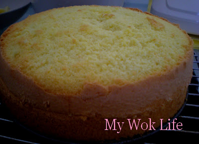 My Wok Life Cooking Blog Homebaked Mango Cake for Birthday Celebration