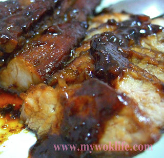 My Wok Life Cooking Blog - Chinese Roasted Pork aka Char Siew Recipe (蜜汁叉烧) -