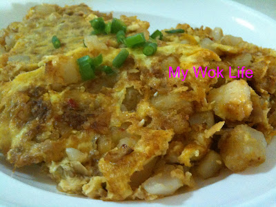 My Wok Life Cooking Blog Singapore Hawker-Style Fried Carrot Cake (Chai Tau Kway) Recipe