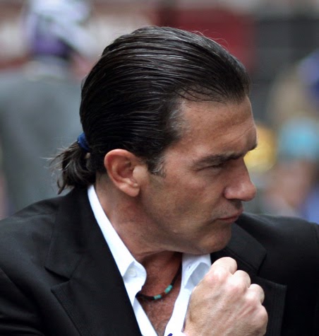 Antonio Banderas, one of the most famous Latin actors in Hollywood today. 
