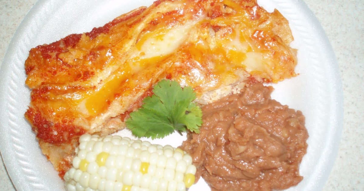 Chez Crenshaw Sour Cream Enchiladas