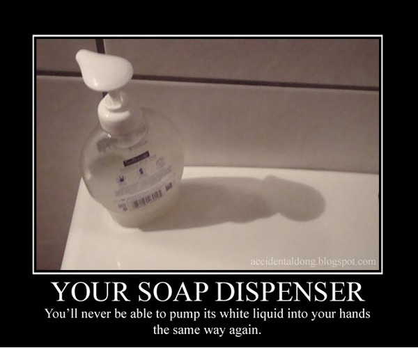 Flaming Zombie Monkeys Dirty Soap Dispenser