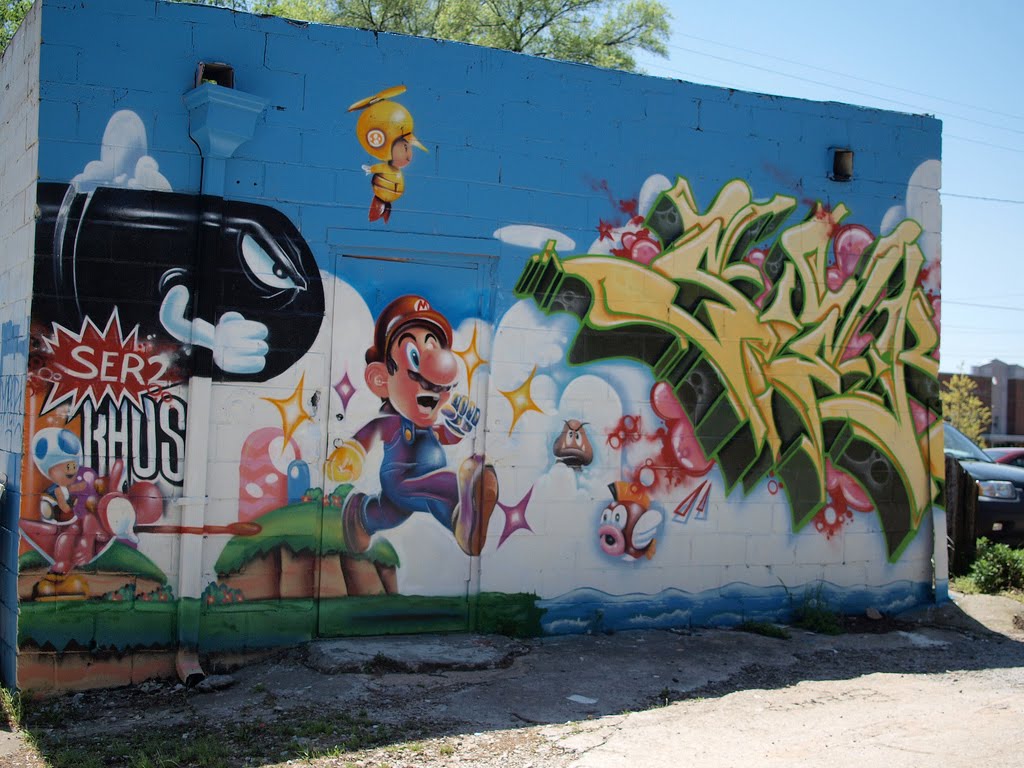 Brian Hall Super Mario Bros Graffiti